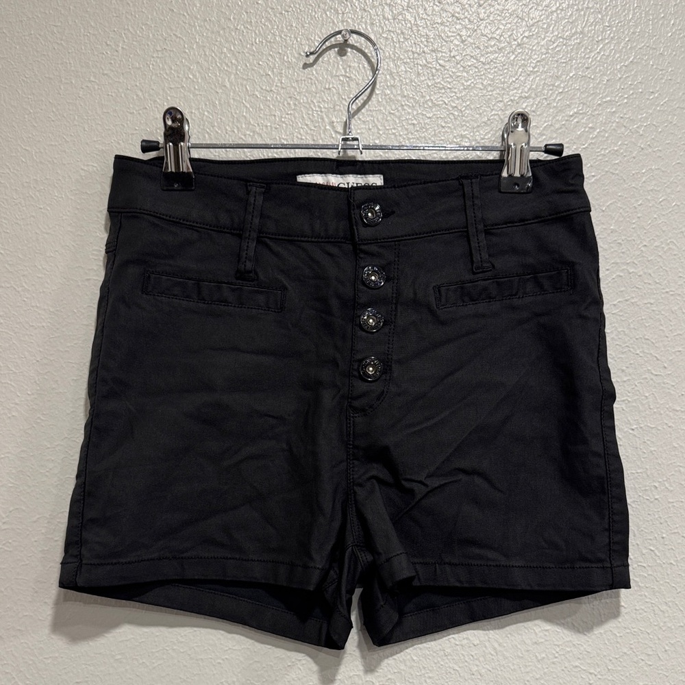 Guess Black High Waist Women's Shorts